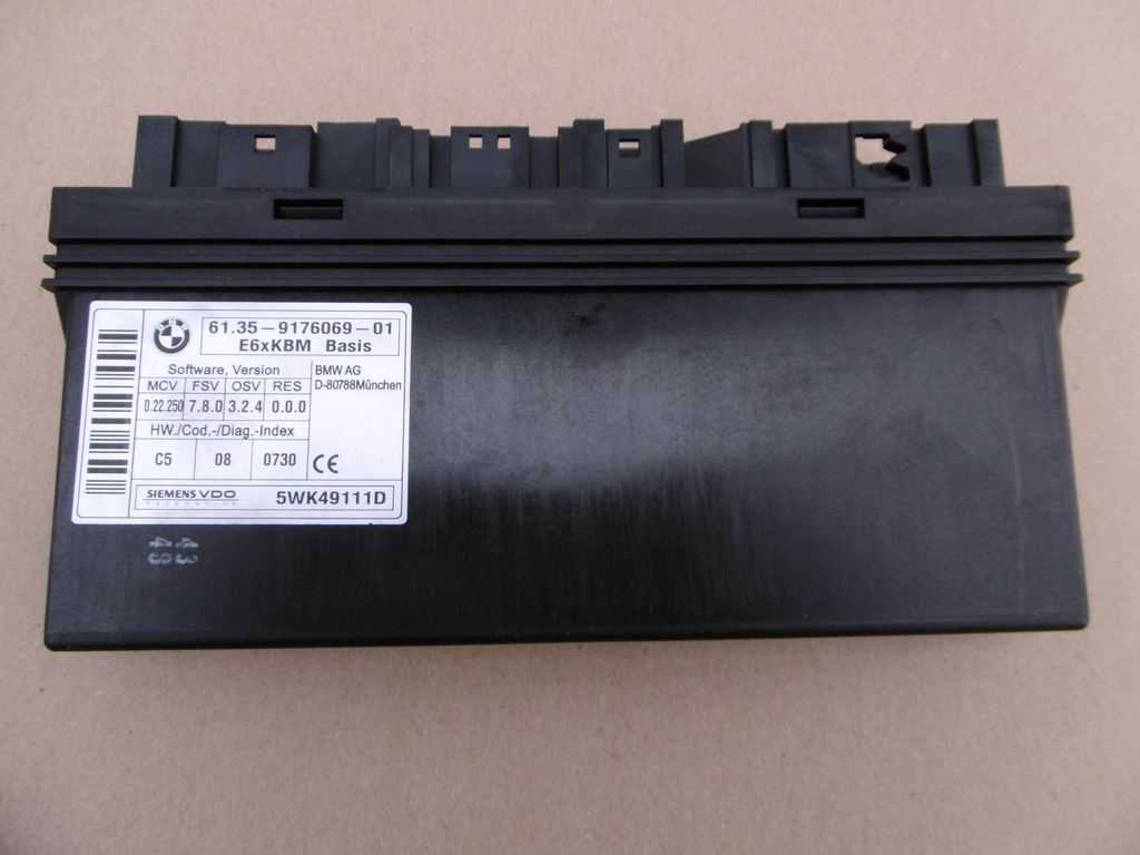 фото №1, Модуль комфорта кузов bmw e60 e61 e63 61359176069