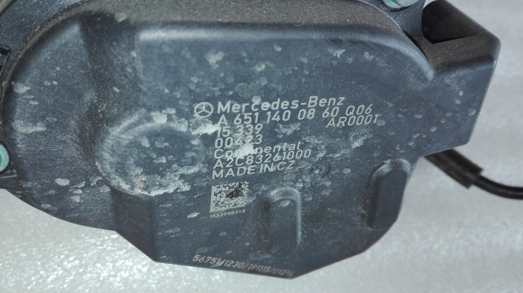 фото №1, Mercedes клапан egr 2.2 cdi 116