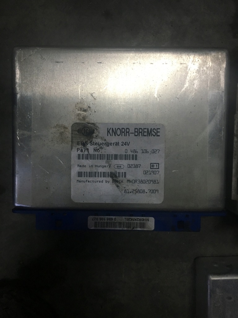 фото №1, Блок управления ebs abs man tga