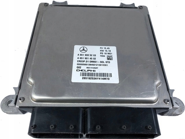 MERCEDES W205 2.2CDI КОНТРОЛЕР A6519005203 A6519014502 + ПРОГРАМУВАННЯ